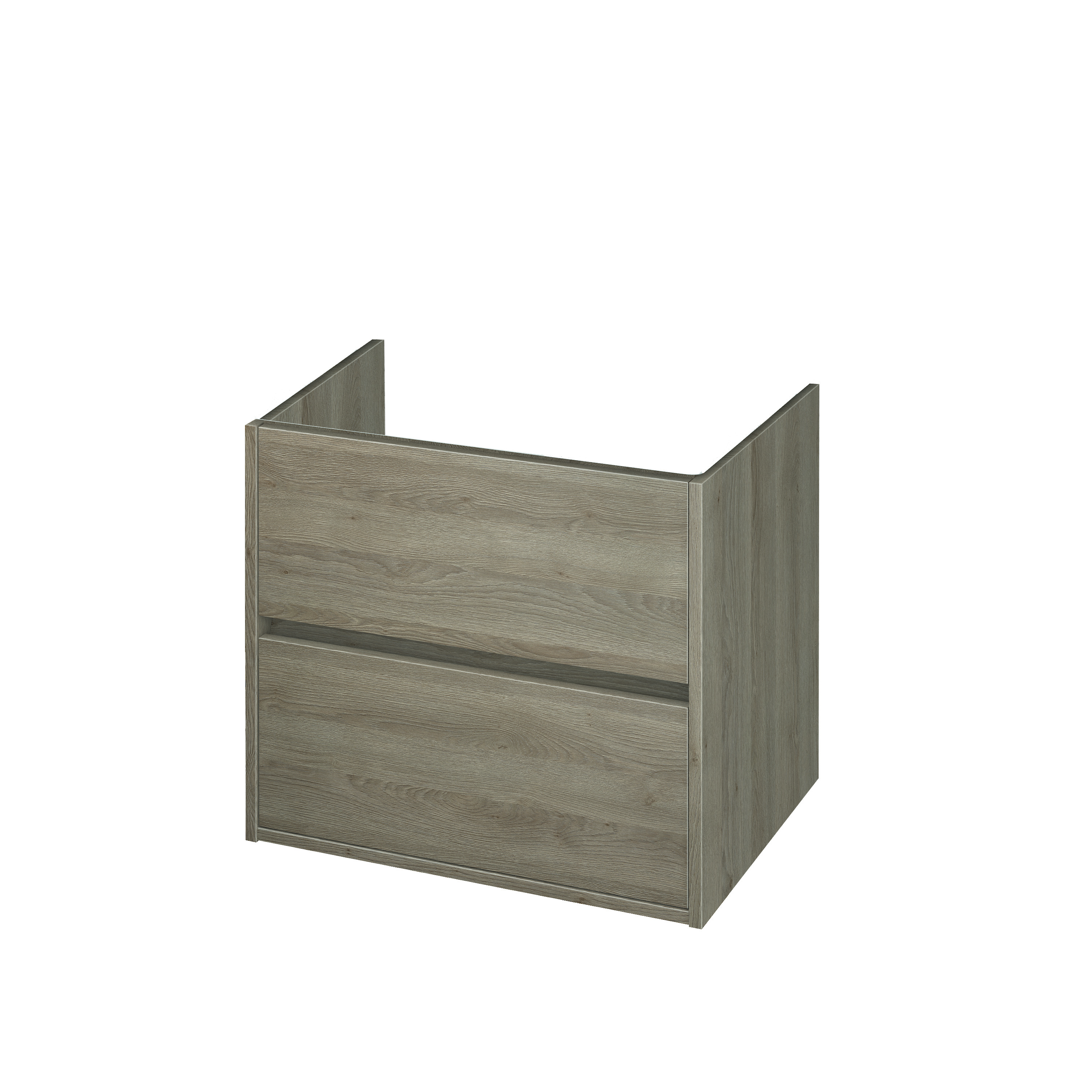 Cersanit Creya armario 59.4x44.7x53.3 cm suspendido, para lavabo roble S598-032