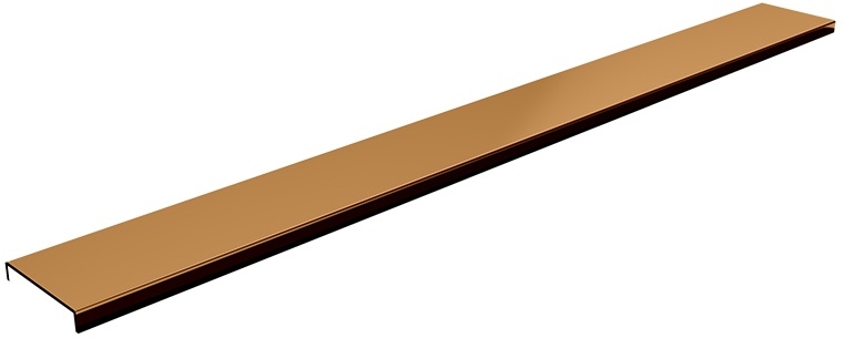Schedpol Base Copper Shine Range cubierta para desagüe lineal 90 cm cobre 10.053/DPMP