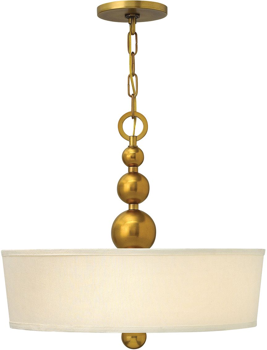 Elstead Lighting Zelda lámpara colgante 3x60 W latón HK-ZELDA-P-B-VS