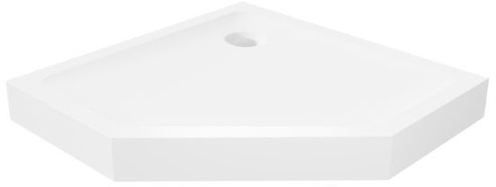 New Trendy Mild plato de ducha pentagonal 90x90 cm blanco B-0603