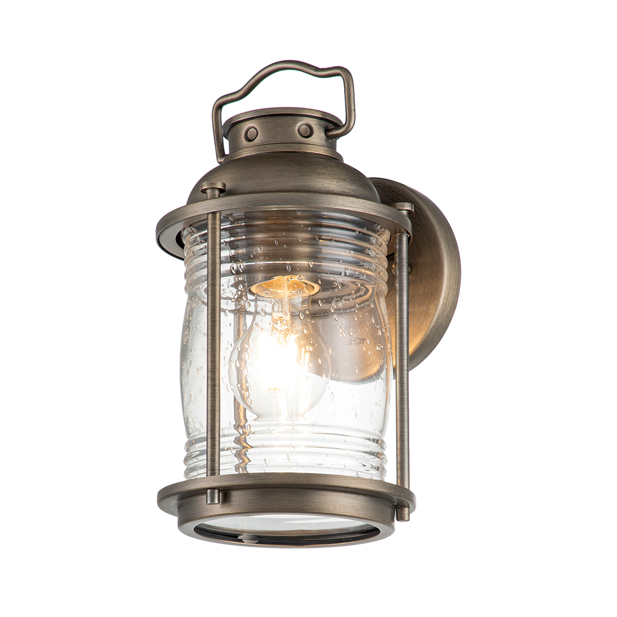 Elstead Lighting Ashland Bay lámpara de pared 1x60 W marrón KL-ASHLANDBAY2-S-BU