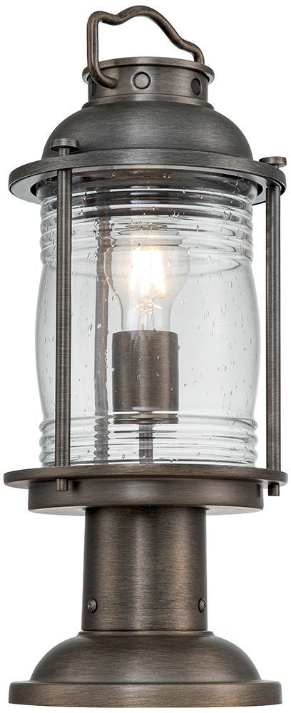 Elstead Lighting Ashland Bay lámpara de pie para exteriores 1x60 W marrón KL-ASHLANDBAY3-M-BU