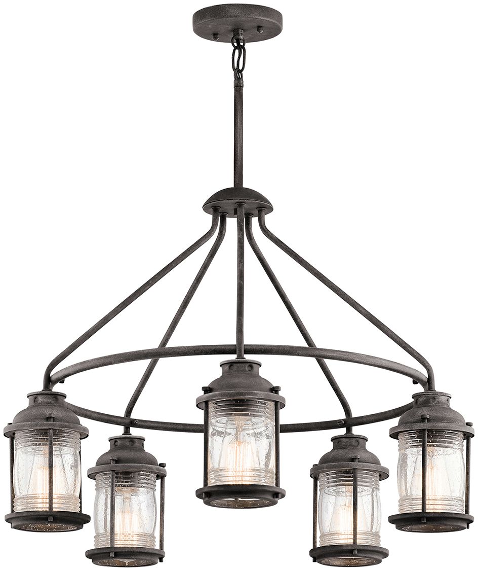 Elstead Lighting Ashland Bay lámpara colgante 5x60 W KL-ASHLANDBAY-5P