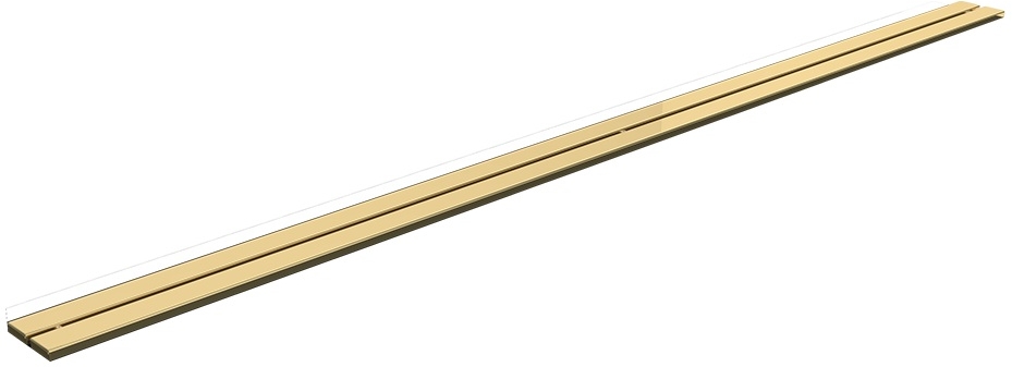 Schedpol Gold Slim Duo cubierta para desagüe lineal 100 cm dorado 10.054/SLX/DPZ