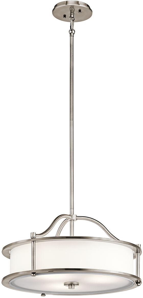 Elstead Lighting Emory lámpara colgante 3x60 W KL-EMORY-P-S-CLP