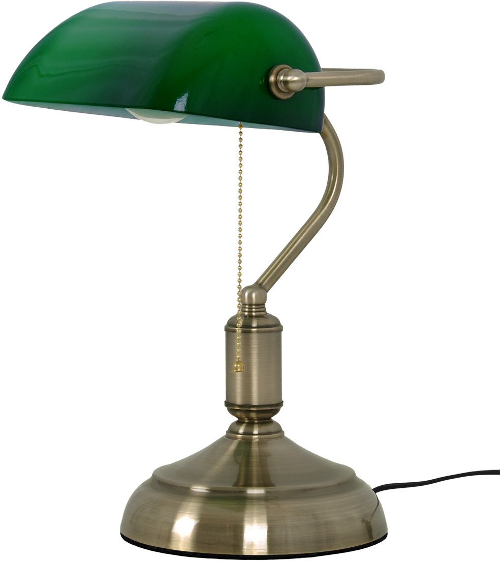 Kaja Bank lámpara de sobremesa 1x15 W verde K-MT-207