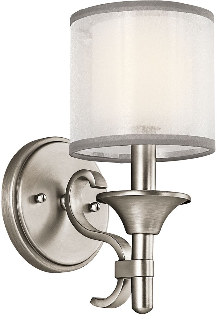 Elstead Lighting Lacey lámpara de pared 1x40 W blanco KL-LACEY1-AP