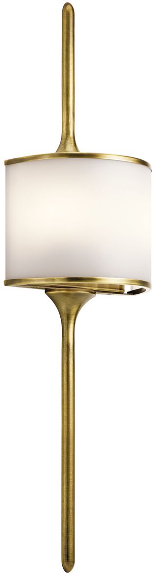 Elstead Lighting Mona lámpara de pared 2x3 W latón KL-MONA-L-NBR