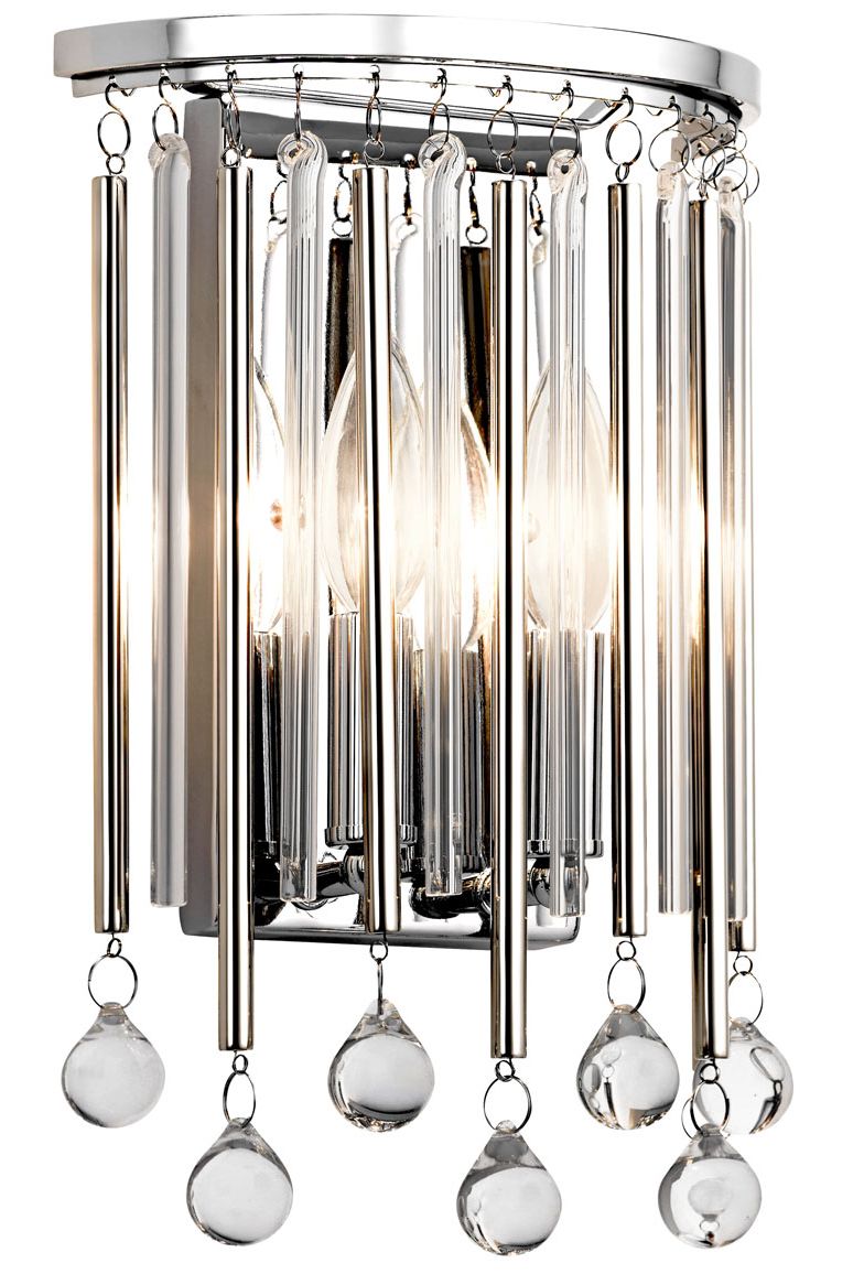 Elstead Lighting Piper lámpara de pared 2x60 W cromo KL-PIPER2-PC