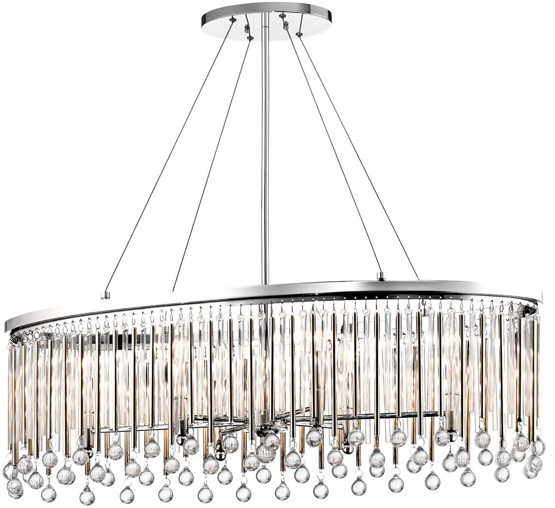Elstead Lighting Piper lámpara colgante 6x60 W cromo KL-PIPER-ISLE-PC