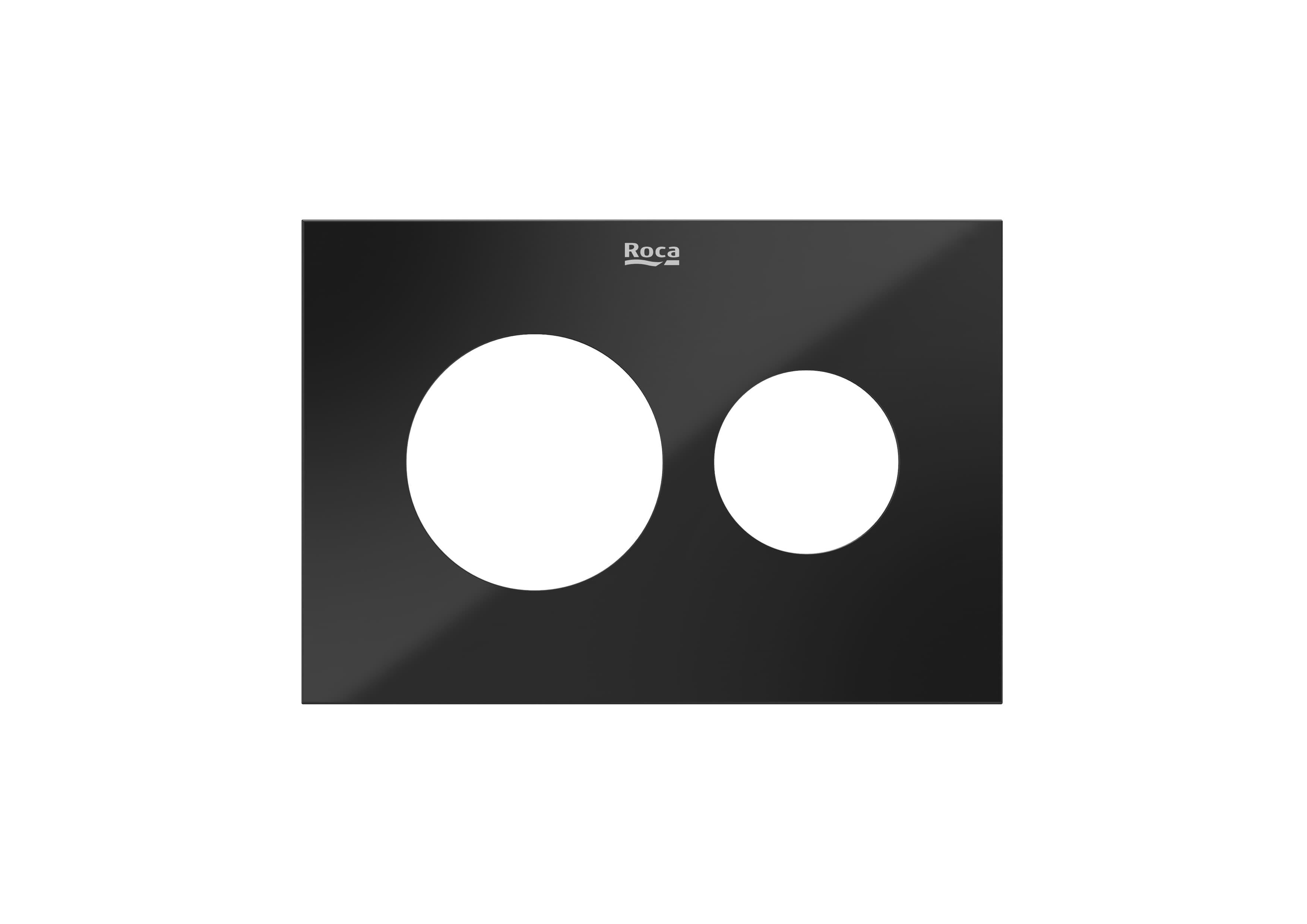 Roca Duplo S placa de accionamiento para WC negro A890523388