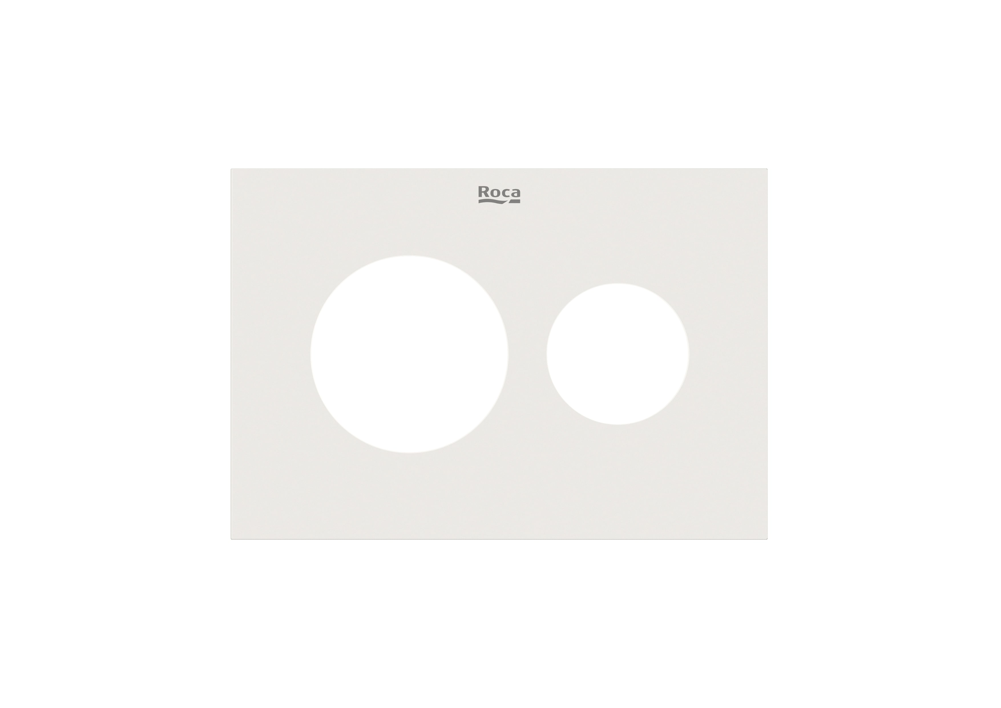 Roca Duplo S placa de accionamiento para WC blanco A8905233DD