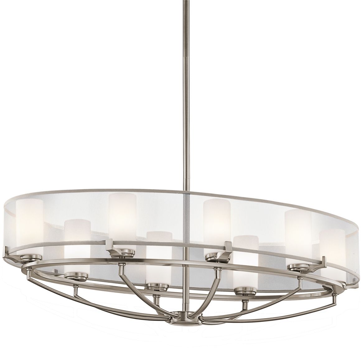 Elstead Lighting Saldana lámpara colgante x3 W KL-SALDANA8
