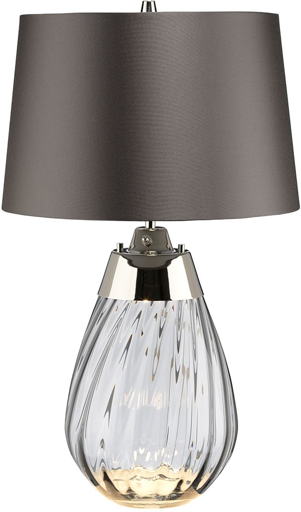 Elstead Lighting Lena lámpara de sobremesa 1x60 W gris LENA-TL-S-SMOKE