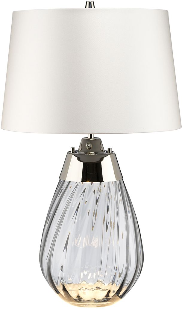 Elstead Lighting Lena lámpara de sobremesa 1x60 W satinado LENA-TL-S-SMOKE-OWSS