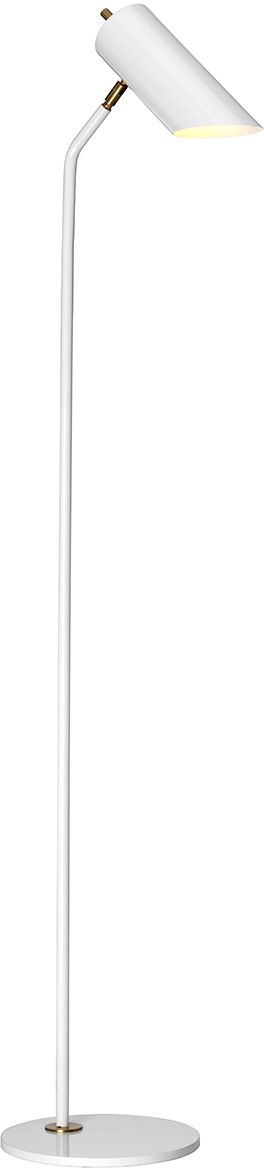 Elstead Lighting Quinto lámpara de pie 1x8 W blanco-latón QUINTO-FL-WAB