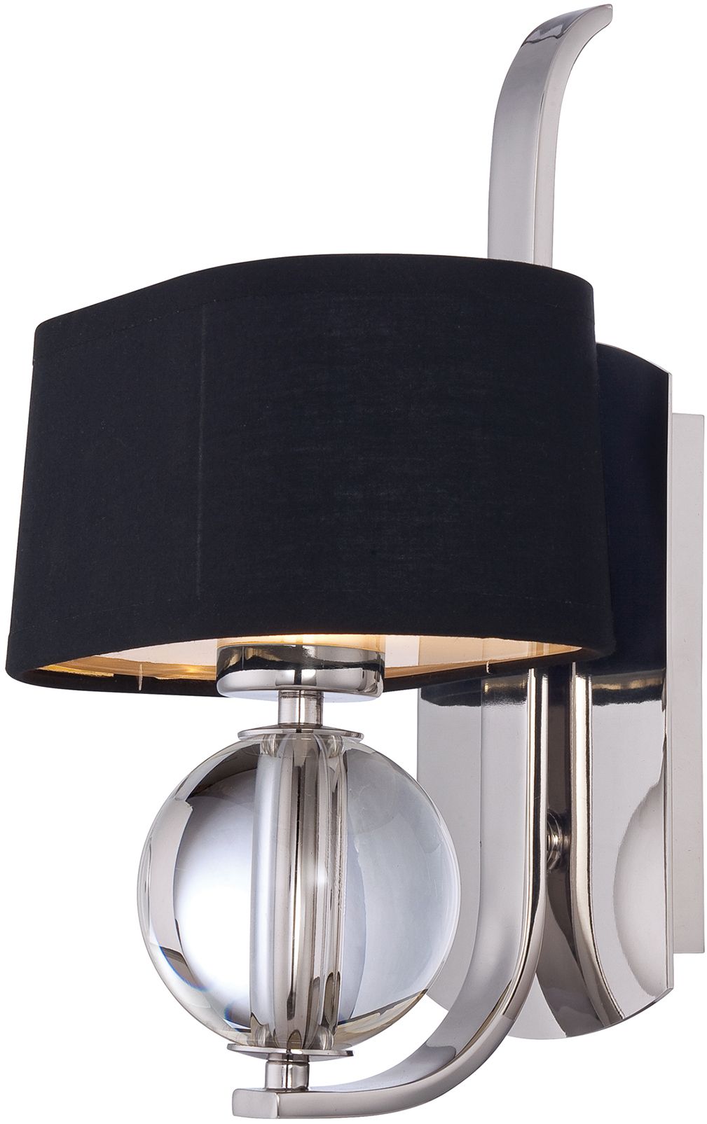 Elstead Lighting Gotham lámpara de pared 1x3 W plata QZ-GOTHAM1