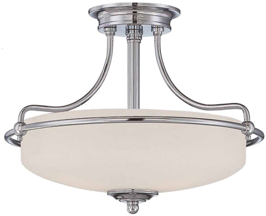 Elstead Lighting Griffin lámpara de techo 3x60 W níquel QZ-GRIFFIN-SFS-AN
