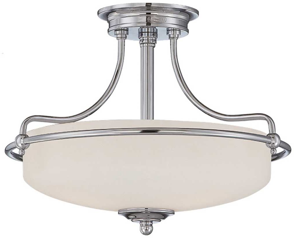 Elstead Lighting Griffin lámpara de techo 3x60 W cromo QZ-GRIFFIN-SFS-C