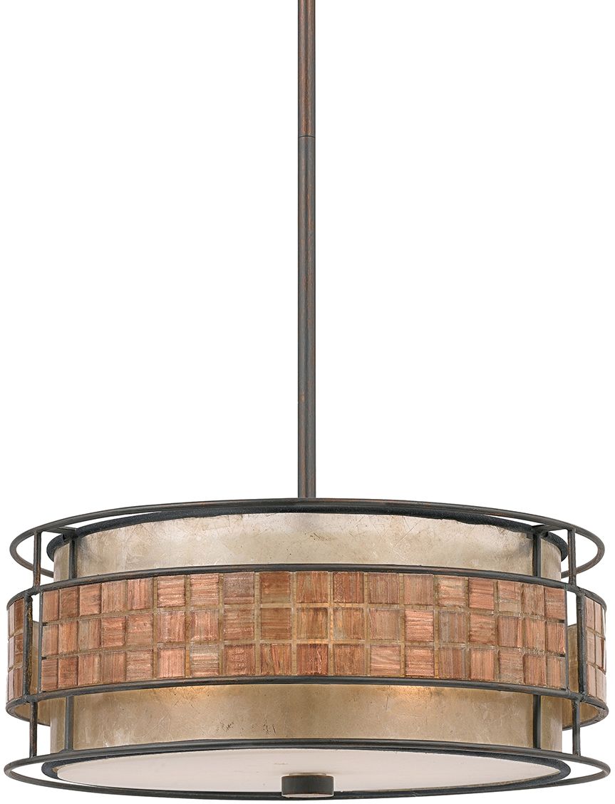 Elstead Lighting Laguna lámpara colgante 4x60 W cobre QZ-LAGUNA-P