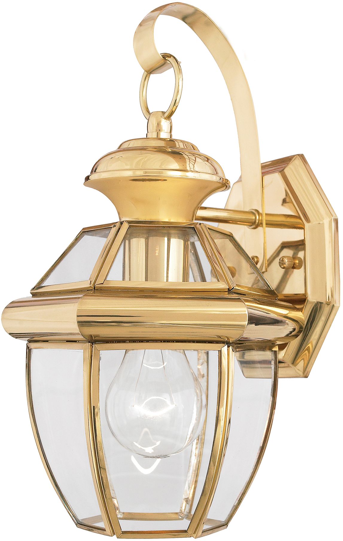 Elstead Lighting Newbury lámpara de pared para exteriores 1x60 W latón QZ-NEWBURY2-S-PB