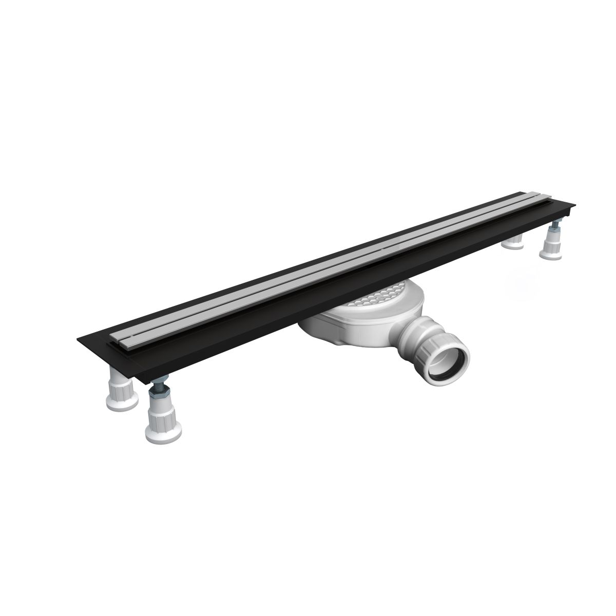 Conjunto rejilla de desagüe lineal Oltens Langan Slim 30014300, cubierta para desagüe lineal Oltens Langan Slim 30018100
