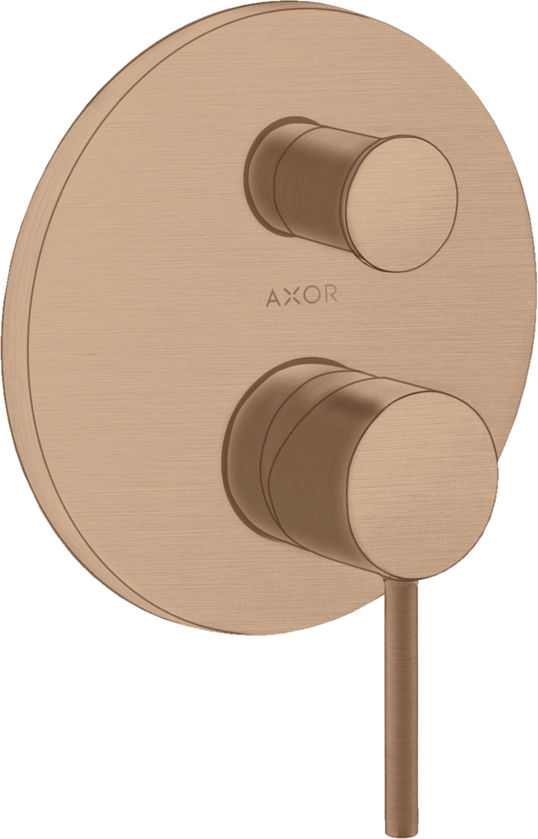 Axor Starck grifo de bañera y ducha empotrado oro 10418310