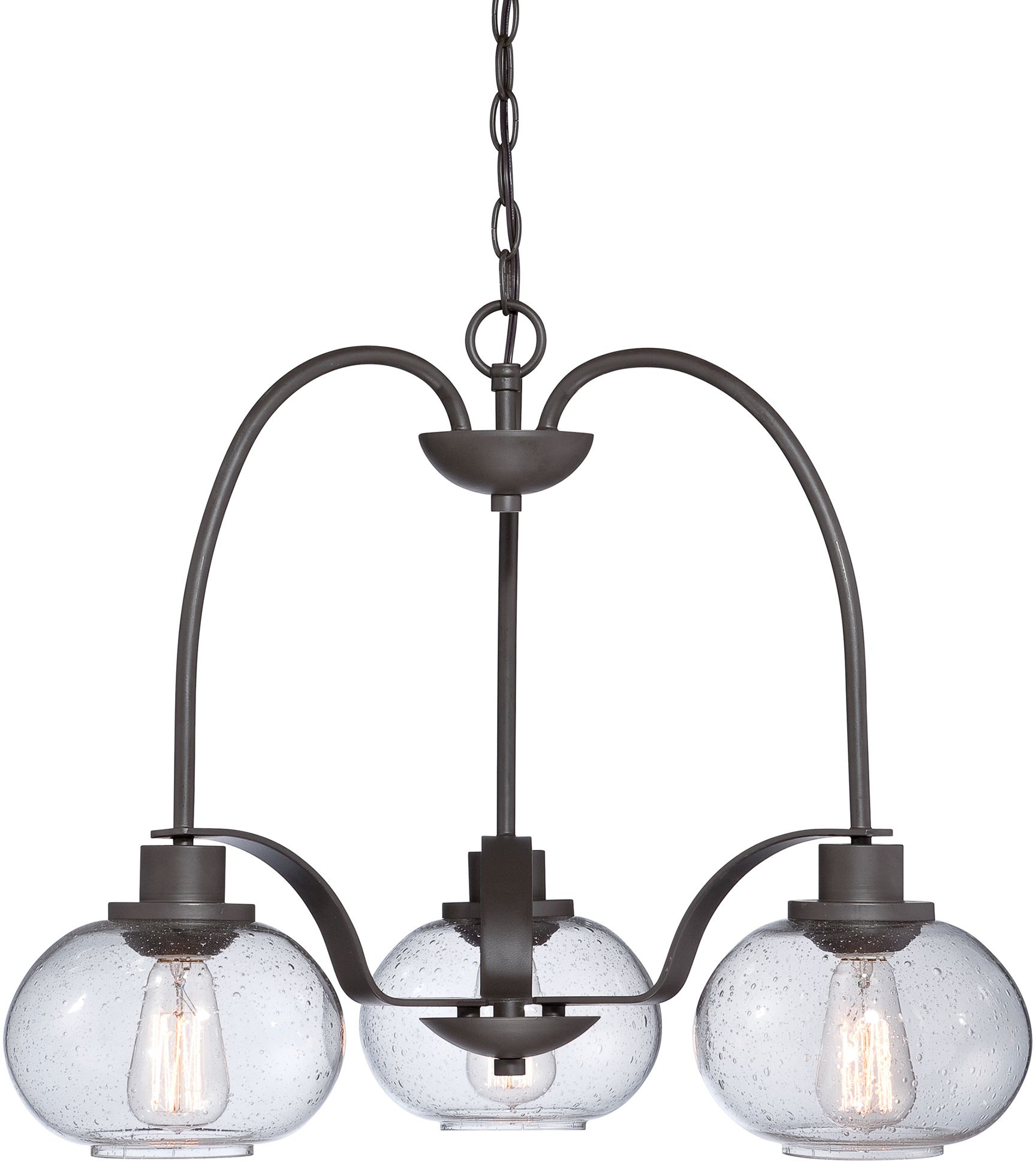 Elstead Lighting Trilogy lámpara colgante 3x60 W marrón QZ-TRILOGY3