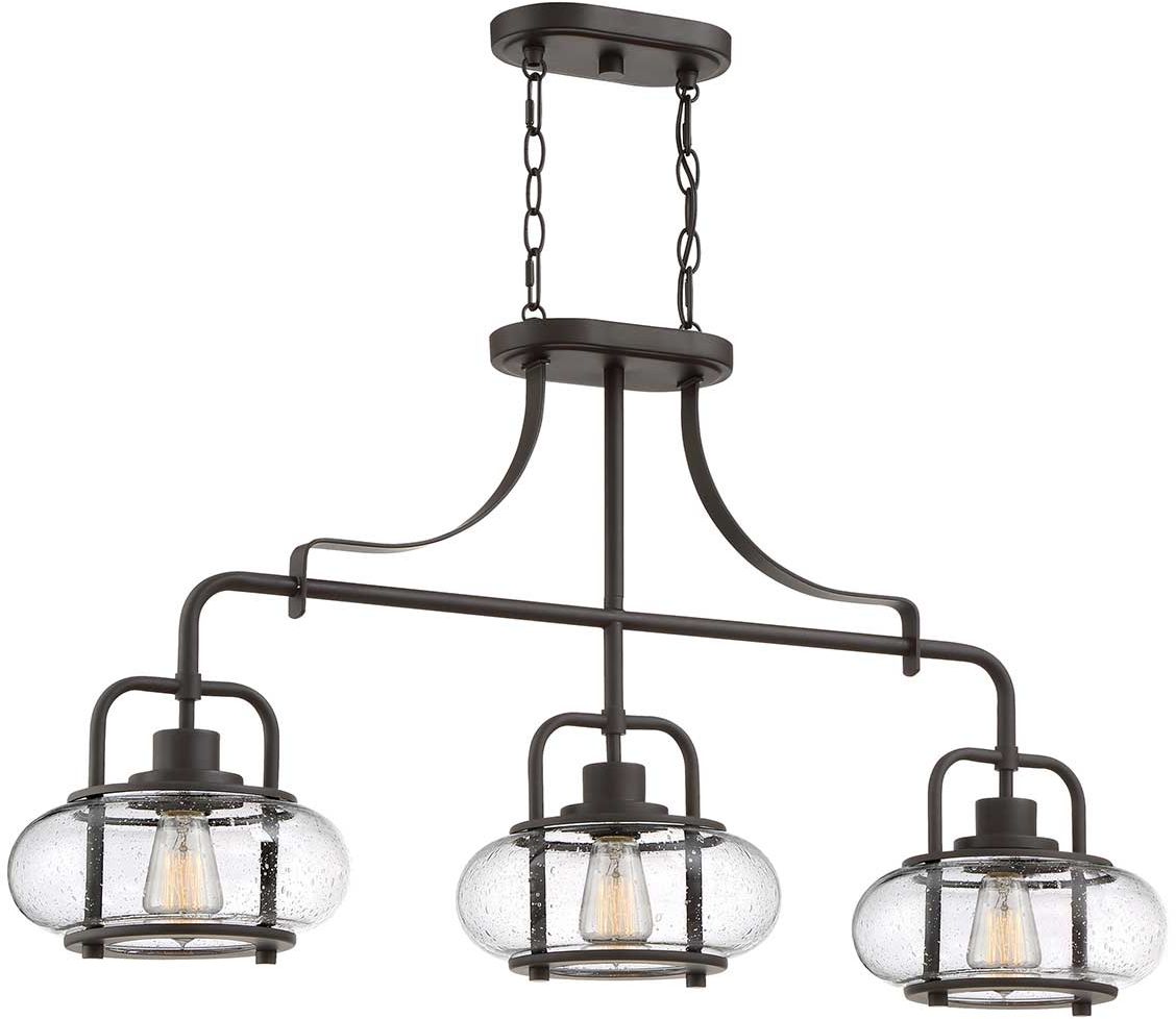 Elstead Lighting Trilogy lámpara colgante 3x60 W níquel QZ-TRILOGY-ISLE-OZ