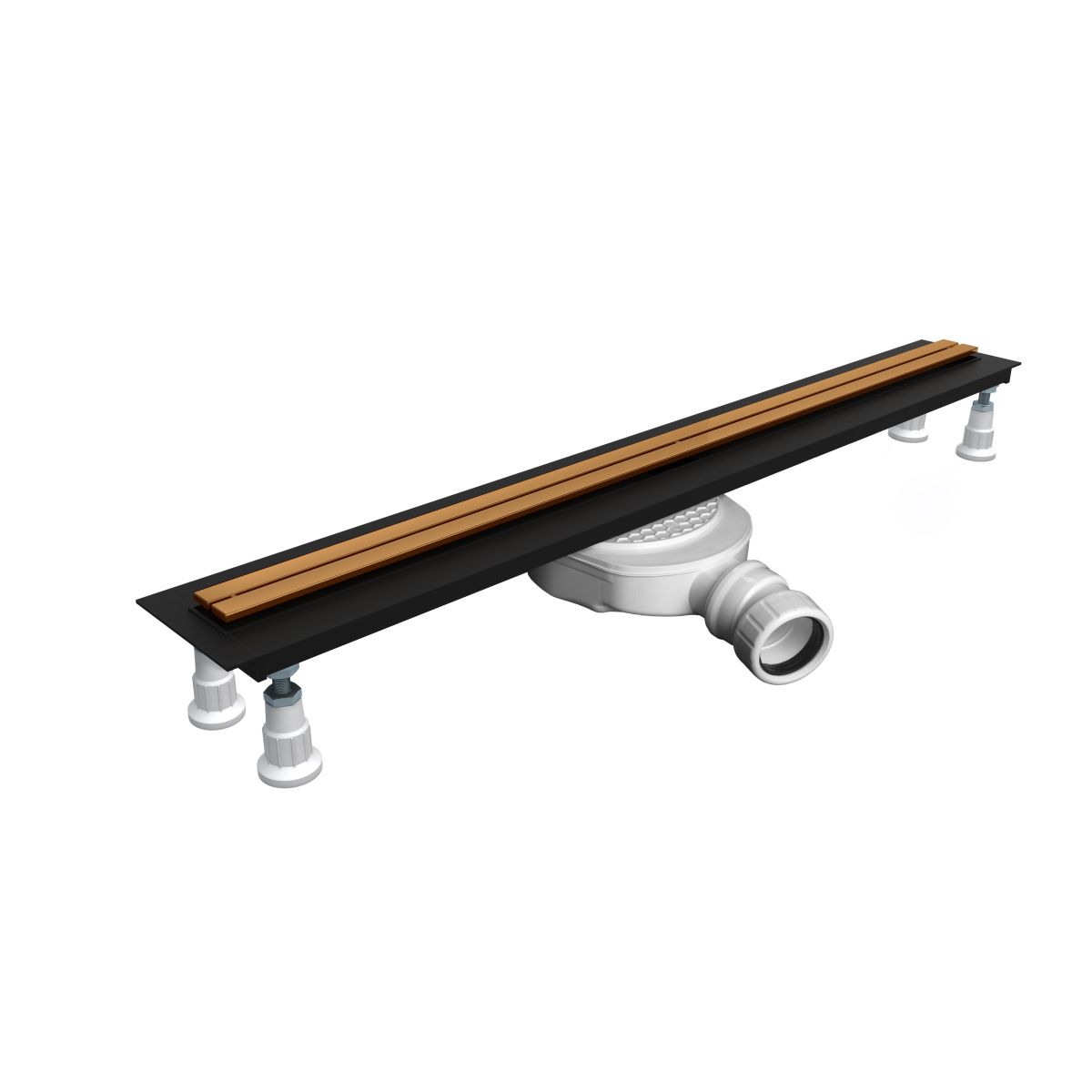 Conjunto cubierta para desagüe lineal Oltens Langan Slim 30019610, rejilla de desagüe lineal Oltens Langan Slim 30015300