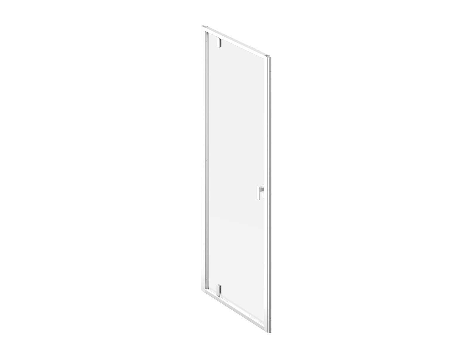 Ravak Nexty puerta de ducha 80 cm oscilante blanco mate/vidrio transparente 03O40E01Z1