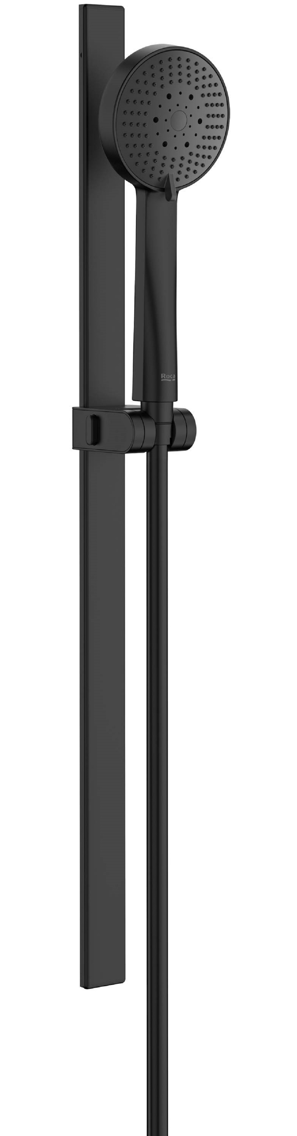 Roca Stella conjunto de ducha a pared negro A5B8E13NB0
