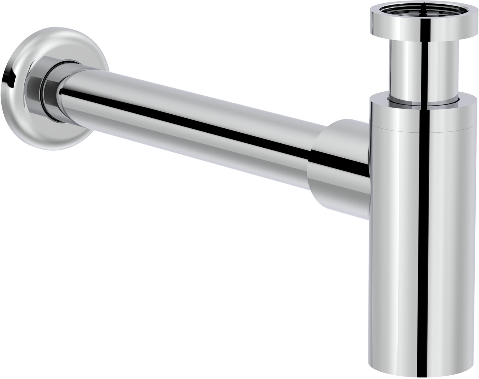 Roca Aqua sifón bajo para lavabo botella cromo A5064070C0