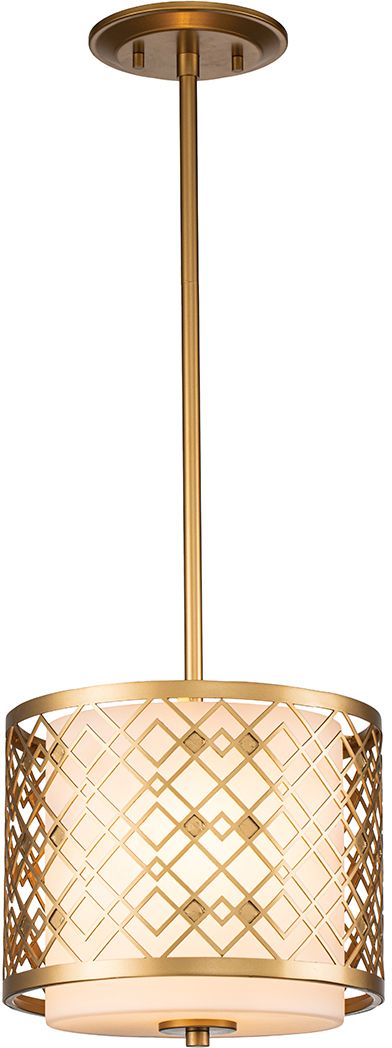 Elstead Lighting Ziggy lámpara colgante 2x40 W oro ZIGGY-1P-S-LG