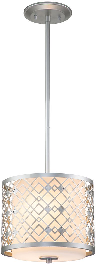 Elstead Lighting Ziggy lámpara colgante 2x40 W plata ZIGGY-1P-S-LS