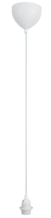 Nordlux Basic lámpara colgante 1x60 W blanco 2412013001