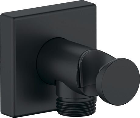 Duravit codo de conexión a pared negro UV0630010046