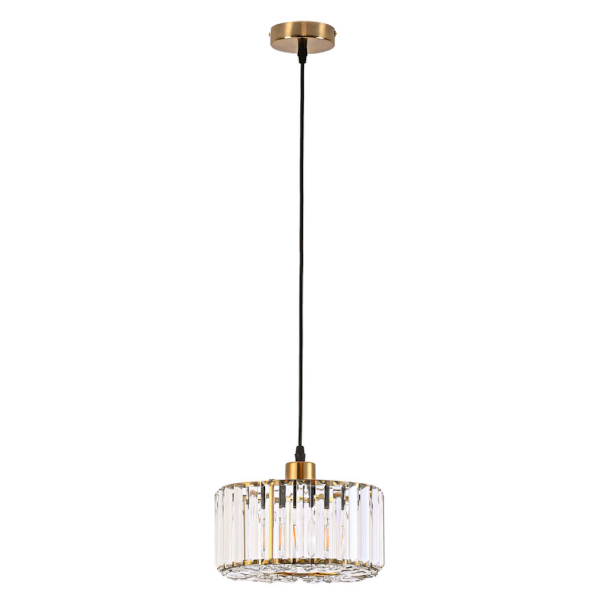 Light Prestige Vetro lámpara colgante 1x15 W oro LP-2910/1P GD round