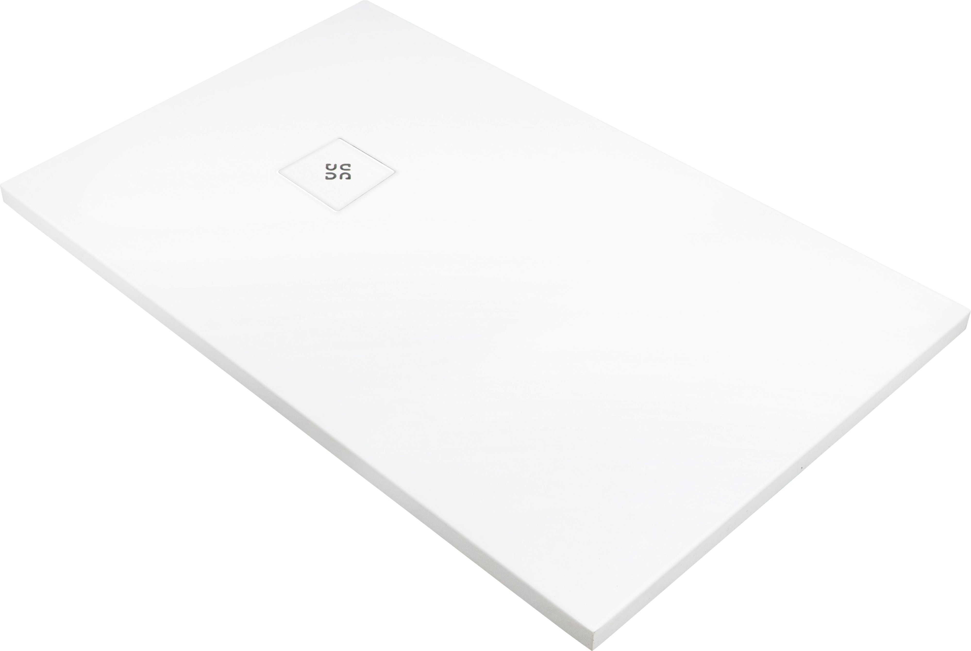 Deante Silia plato de ducha rectangular + rejilla 100x70 cm blanco KSKA00710B
