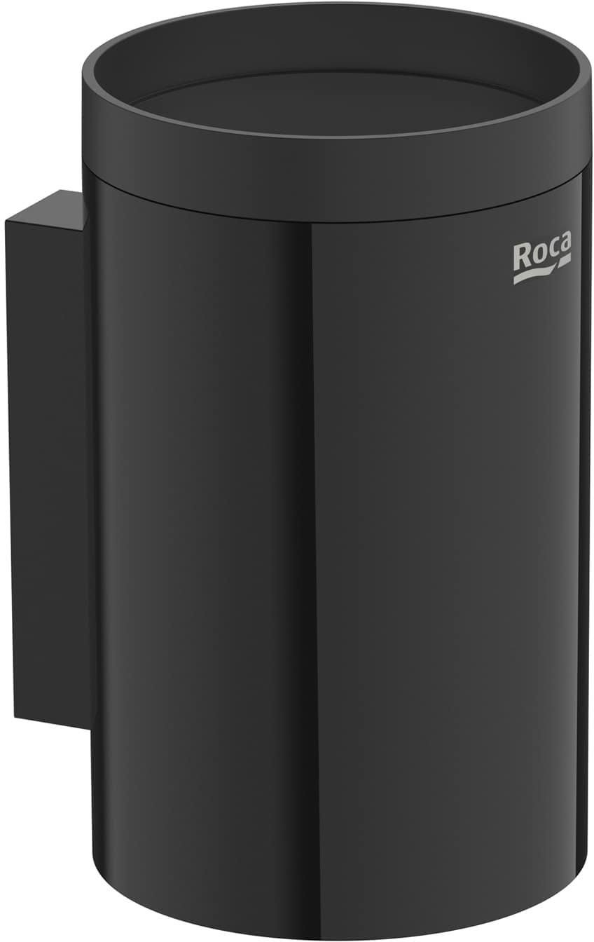 Roca Hotel's vaso para cepillos de dientes negro A817595CN0
