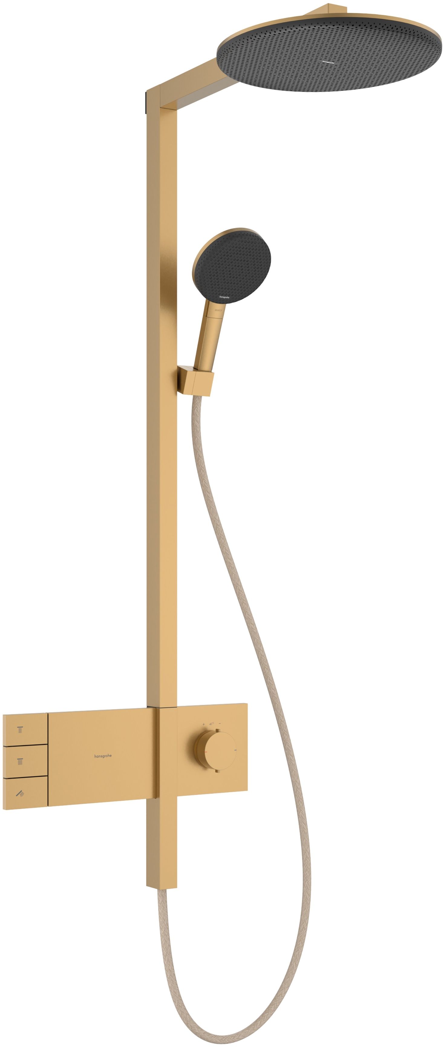 Hansgrohe Raindance Alive S conjunto de ducha a pared con termostato con rociador con efecto lluvia || 24596140