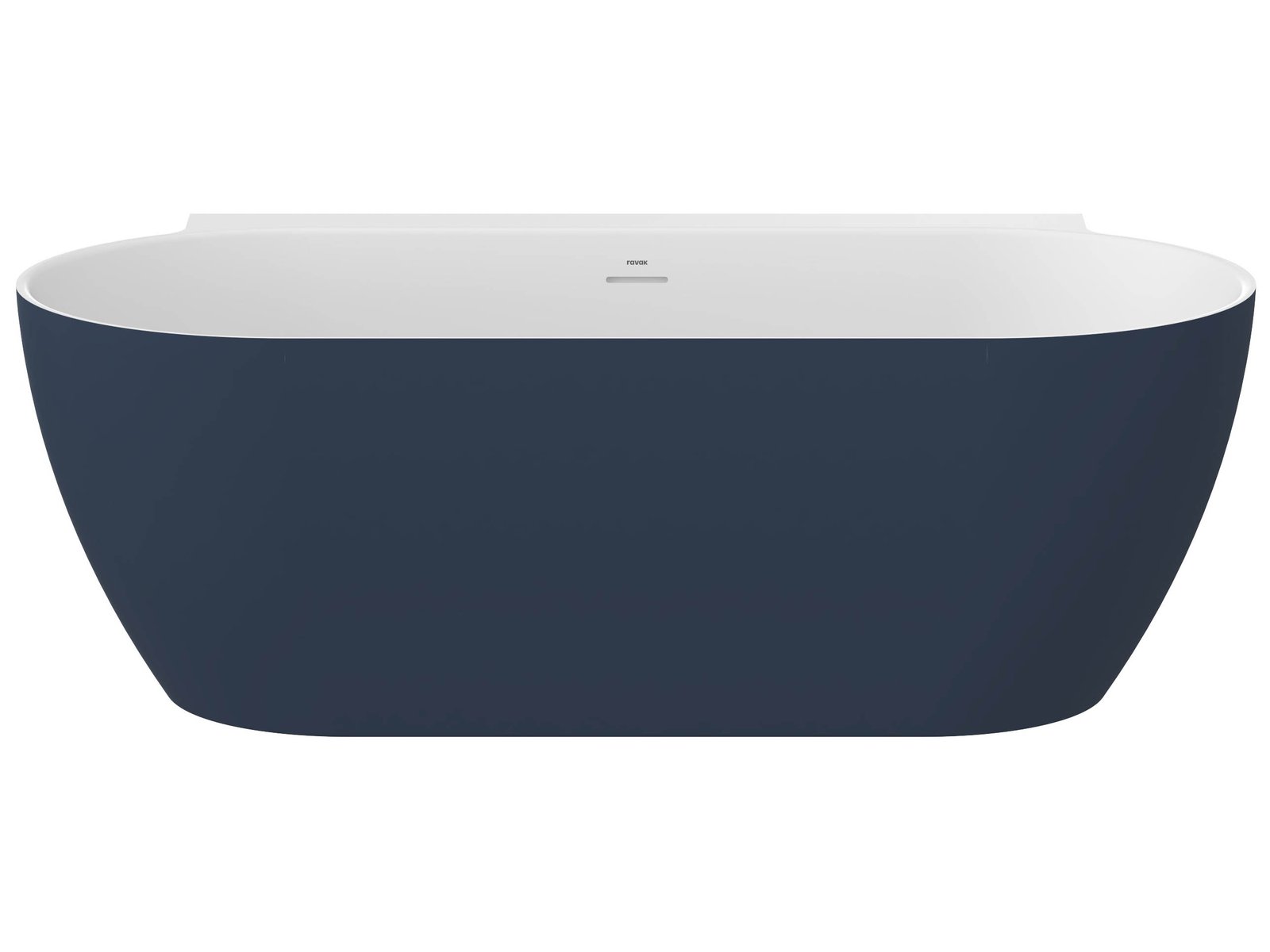 Ravak Freedom W II Tec bañera de pared 170x87 cm oval bicolor CC71400000