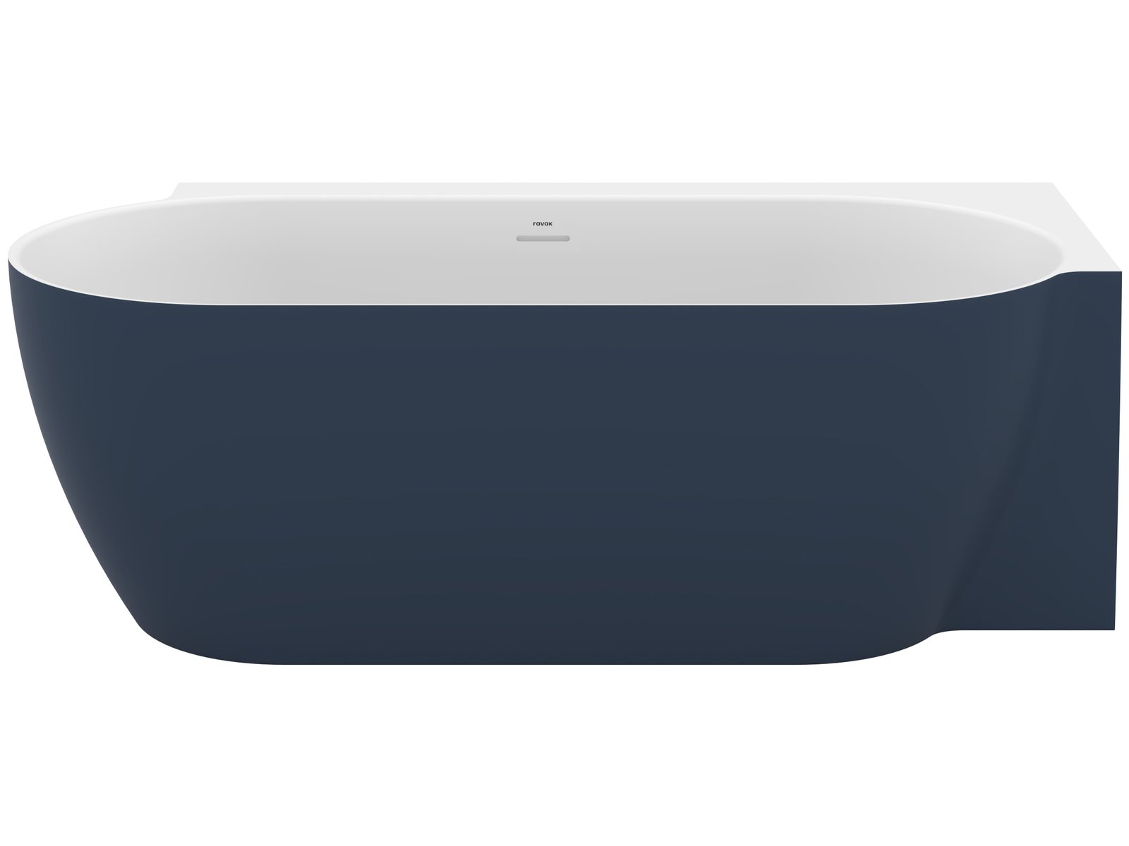 Ravak Freedom Corner II Tec bañera de esquina 175x86 cm oval bicolor CC81400000