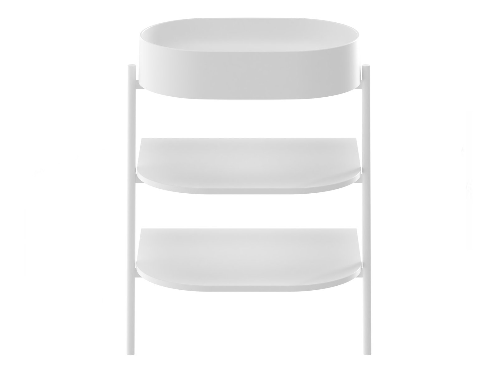 Ravak Yard consola 66.8x49.5x76.5 cm de pie, para lavabo blanco D80000E005