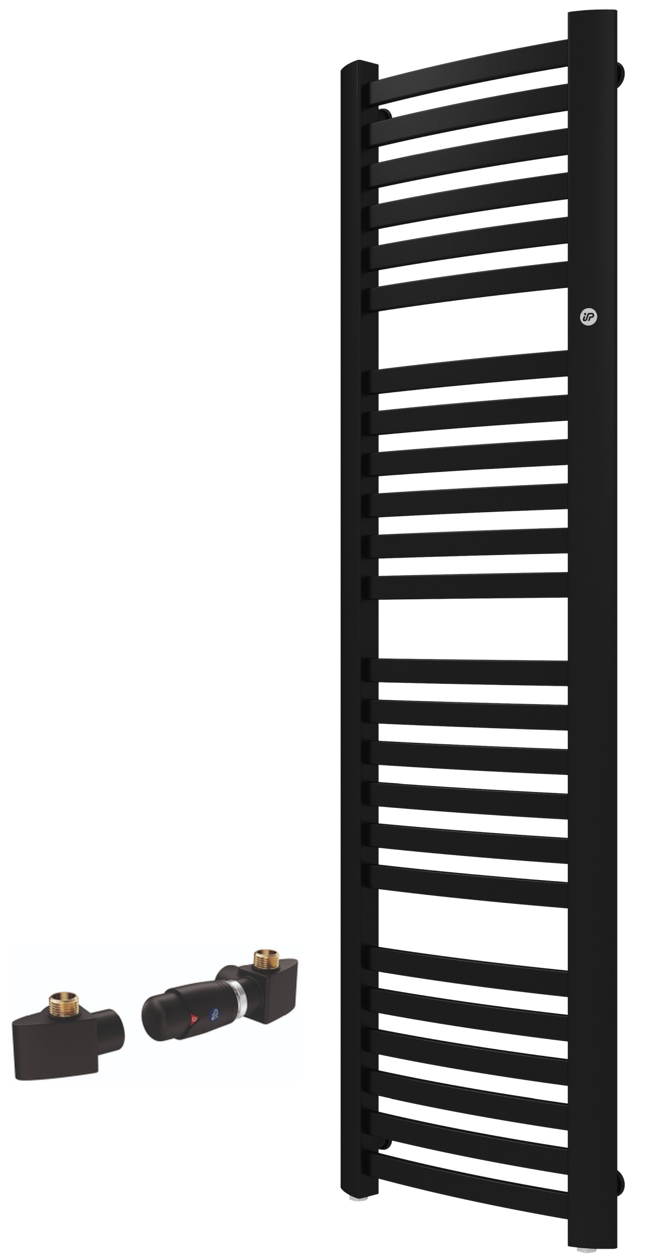 Conjunto radiador de baño Instal Projekt Retto RET-40/140C31, kit termostato Instal Projekt Z17 606400001C31