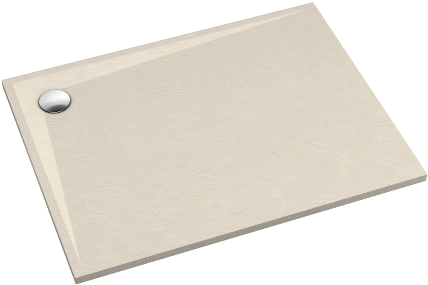 Schedline Libra Cashmere Stone plato de ducha rectangular 110x80 cm beige 3SP.L1P-80110/PK/ST