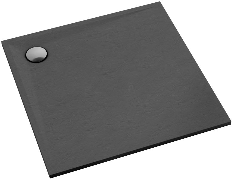 Schedline Libra Anthracite Stone plato de ducha cuadrado 90x90 cm antracita 3SP.L1K-9090/A/ST