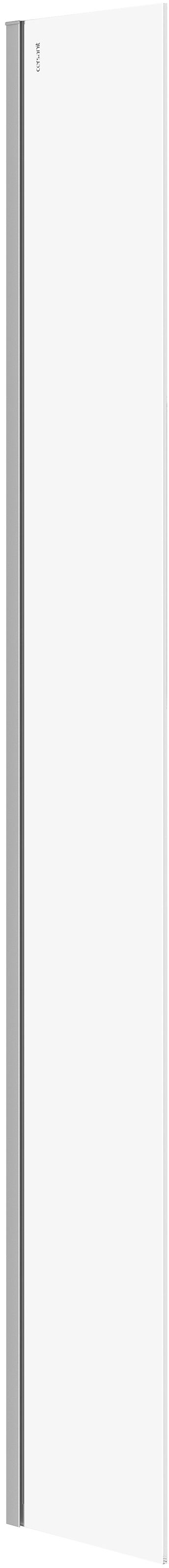Cersanit Mille mampara de ducha walk-in 30 cm cromo brillante/vidrio transparente S161-013