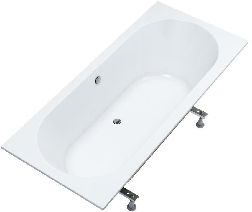 Schedline Celestia bañera rectangular 170x75 cm blanco 3WSP.C1P-17075