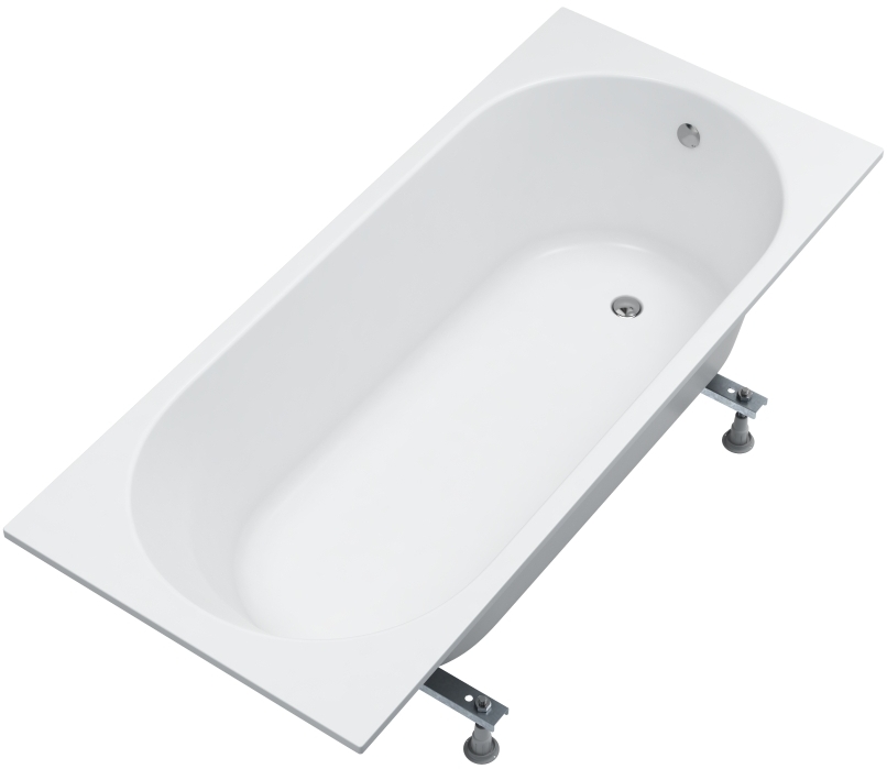 Schedline Solia bañera rectangular 160x70 cm blanco 3WST.S1P-16070